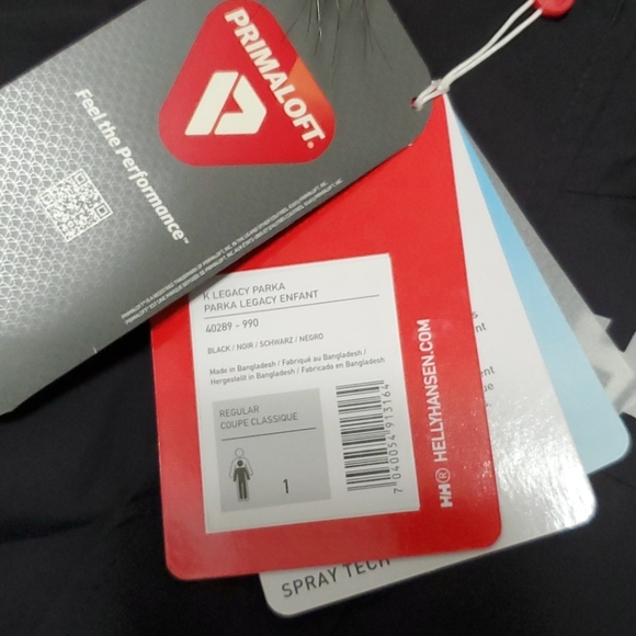 Helly Hansen Kids Legacy Winter Parka Jacket Sz 1 - Picture 10 of 10